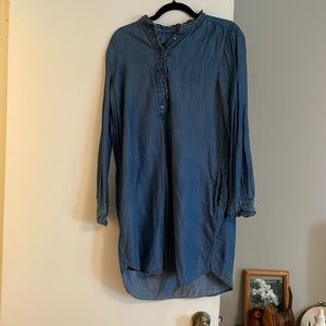 Loft denim dress with pockets